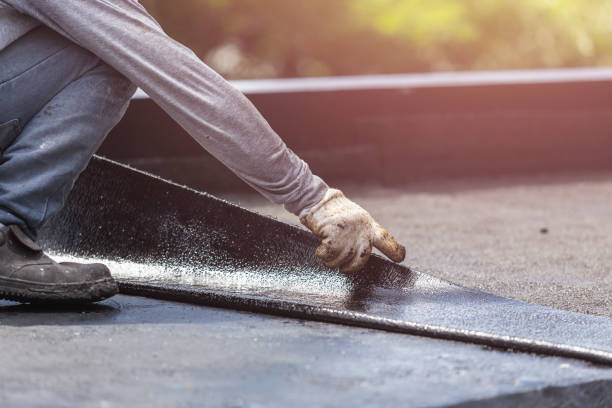Professional Waterproofing technician working in Morrisville, NC